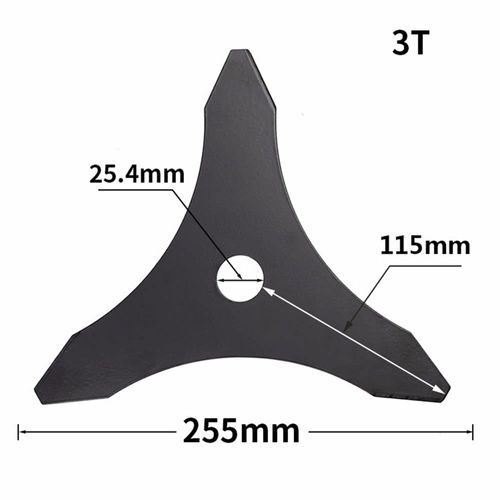 CjingCH 3-Tooth with 25.4 MM Bore Weed Cutter Metal Blade Universal Brushcutter Blade Weed Eater Cutter Blade for Gardenging Edging Trimming Weeds
