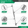 Ferguson Gall Stone Medium Scoop 9.5″ Double Ended Surgical OB/GYN Instruments