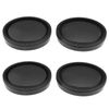 YINETTECH 2 Sets Front Body Cap & Rear Lens Cap Cover Kit Compatible with Sony Alpha E Mount A6600/A6500/A6400/A6300/A6100/A6000/A5100/A5000/A7R IV Digital Cap Camera