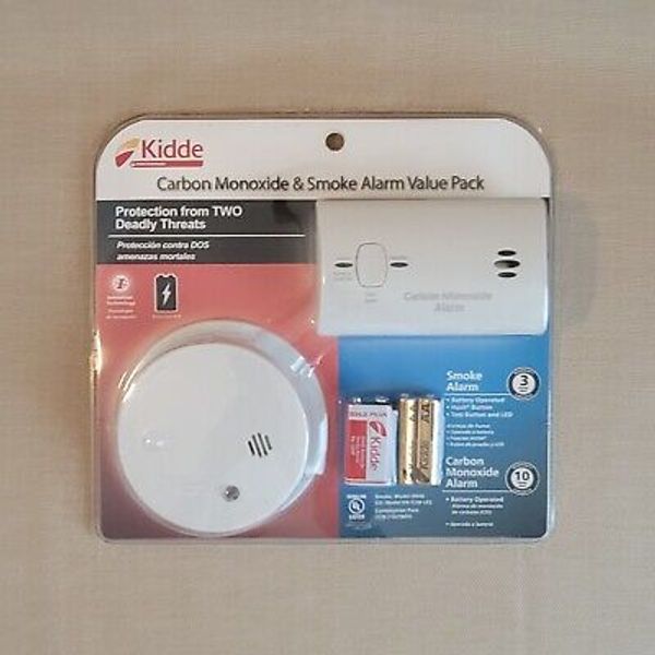 KIDDE CARBON MONOXIDE & 💭 SMOKE ALARM 🚨Value Pack! NEW!