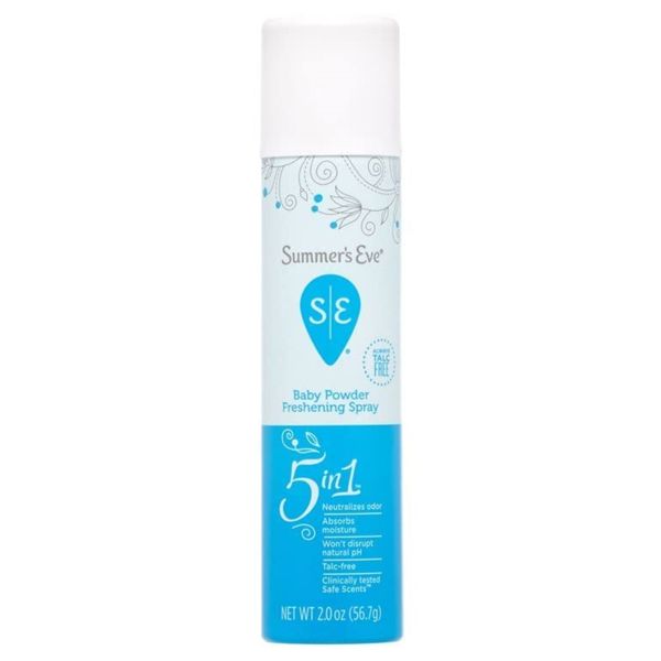 New Summer's Eve Feminine Deodorant Spray, Baby Powder 2 oz