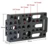 NICEYRIG Top Griff Kit mit Käse Easy Plate für Blackmagic Design URSA Mini