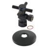 Kingston Brass CC53300DXK Angle Stop Valve, Matte Black
