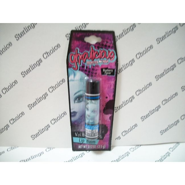 Monster High Ghoulicious Voltageous Black & Blueberry Lip Balm