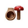 Wooden World Wooden nutcracker - Toadstool - made from natural beech wood