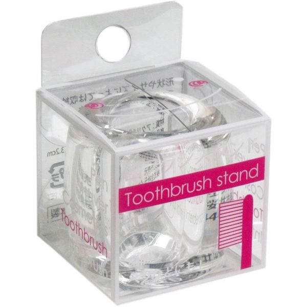 Toothbrush Stand Clear x 4 Pieces