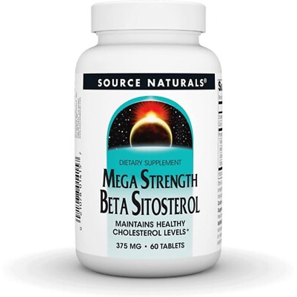 Source Naturals,  Mega Strength Beta Sitosterol 375 mg -60 Tablets