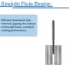 sourcing map 2pcs Straight Flute Screw Taps 2-56 UNC 2B Thread HSS6542 Black Nitride Coated Machine Threading Milling Tap Tapping Tools