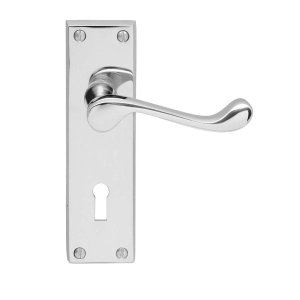 Carlisle Brass CBS54CP/BP Door Handle, Polished Chrome