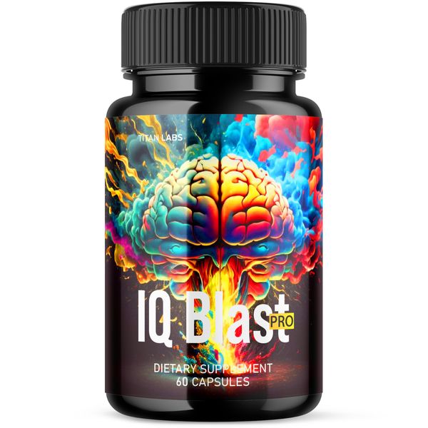 IQ Blast Pro Brain Supplement - Enhance Cognitive Function and Clarity (1 Pack)