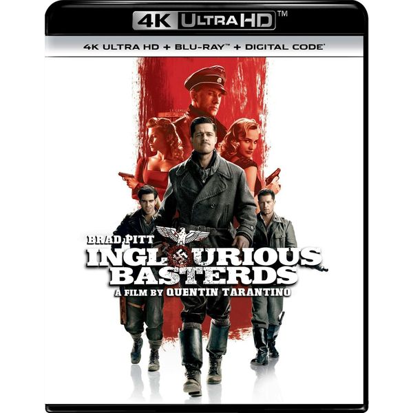 Inglourious Basterds 4K UHD Blu-ray Brad Pitt NEW