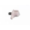 BOOK CASE PEG SHELF SUPPORT WHITE PLASTIC PEG METAL PIN STUD 5MM ( pack 12 )