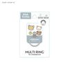 Gourmandies Rilakkuma Multi Ring, Blue, GRC-364BL