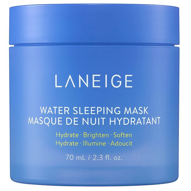 LANEIGE Water Sleeping Mask: Visibly Brighten, Boost Hydration, Squalane