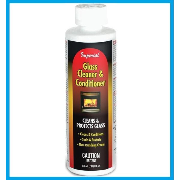 IMPERIAL Glass Cleaner Conditioner for Wood, Pellet Stoves Soot Remover 8oz NEW!