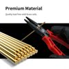 1 Box Brass Rod Make Round Solid Brass Rod For Gundam/Military Model Building DIY Craft Model