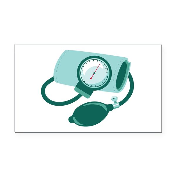 CafePress Blood Pressure Cuff Rectangle Car Bumper Magnet