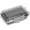Mini Storage Container Survival Box Case Waterproof Shockproof Pressure Proof Outdoor Organization Storage Tool (Transparent, Small)
