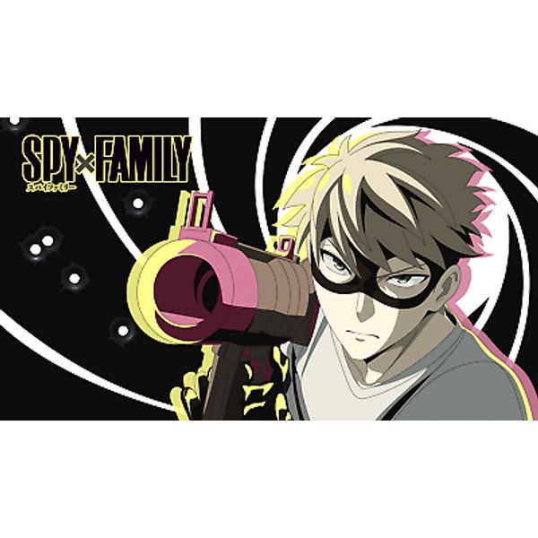 Anime spy x family loid forger boys toy gun mask dark Playmat Gaming Mat Desk