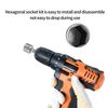 Does not apply 14 Piece Drill Chuck Hex Socket Nut Driver Set, Hex Socket Set, Impact Driver Socket Adapter Metric for Hand Drill, Electric Screwdriver, Socket Wrench Set