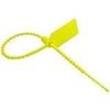 Security FIRE Safety Suitcase TAG Tamper Seals Yellow X 100