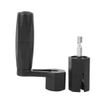 Guitar Tuning Peg Winder,Guitar Peg Winder Drill Bit,String Winders,2 In 1 Guitar String Winder Black Abs Bridge Pin Peg Puller Screwdriver Drill Bit