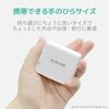 Elecom MPA-ACCP02WH USB Outlet Charger, 18W (USB PD Compatible), Type-C x 1, Folding Plug, PSE Compatible, White