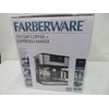 Farberware Dual Brew 10-Cup Coffee & Espresso Maker, Touchscreen, Silver