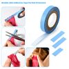 EHDIS Hair Extension Tapes with Plastic Scraper, Double Sided Hair Tape for Hair Extensions Lace Wig Hairpiece Toupee Hair Weft, 10mm x 3yards
