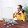Adjustable Aluminum Laptop Stand – Ergonomic Desk Riser Holder for MacBook PC