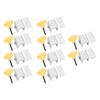 10Pcs Sliding Window Lock Door and Window Lock Screen Retainer Limiter Moving Window Stoppers Screen Window Lock Dinggu Window Openers