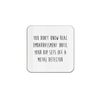 The Victorian Printing Co - Hip Replacement Embarrassment - Funny Birthday Single Coaster