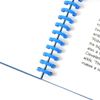 RAYSON Click Binding Spines, Binds up to 75 Sheets, 12mm, 34 Ring, Blue, Pack of 30