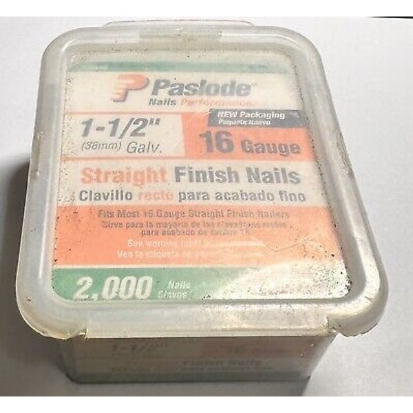 Paslode 1-1/2" Straight 16 Gauge Finish Nail PN  650283