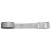 Benristraps 25mm Webbing Strap with Quick-Release Buckle (white, 1 metre)
