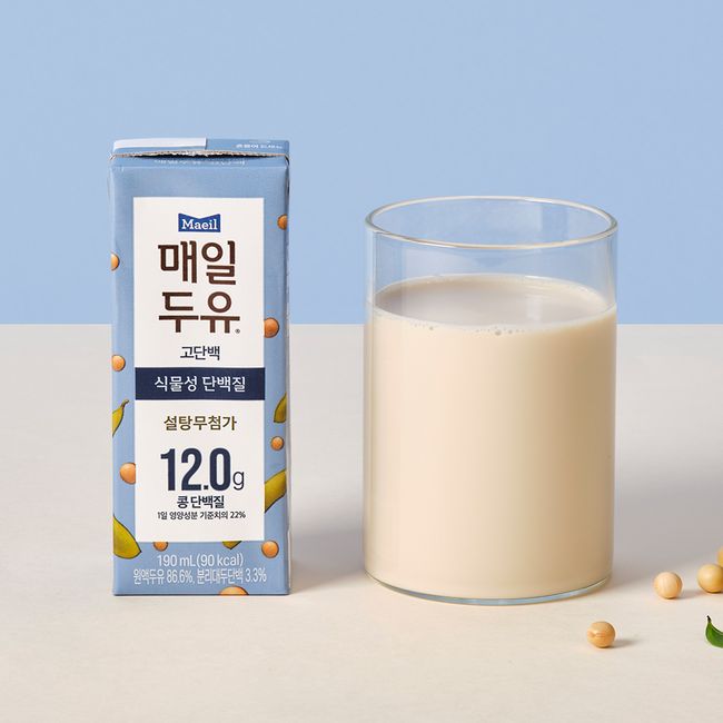 Maeil Soy Milk High Protein 190ml 24 Packs [Guaranteed Arrival]