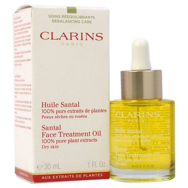 Clarins Santal Face Treatment Oil, 1 Oz / 30 mL - SEALED