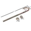 10 X Hook Bolt Fixings M160mm - Zinc Plated Rust Resistant