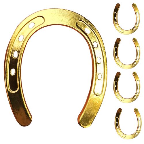 Atpxdk 10pcs Gold Horseshoe Wedding Favors Good Lucky Rustic Horseshoe Gifts for Vintage Wedding Party Decorations
