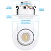 4-Pack Adjustable Ceiling Spot Light, 4" 5CCT LED Gimbal Retrofit Recessed Light
