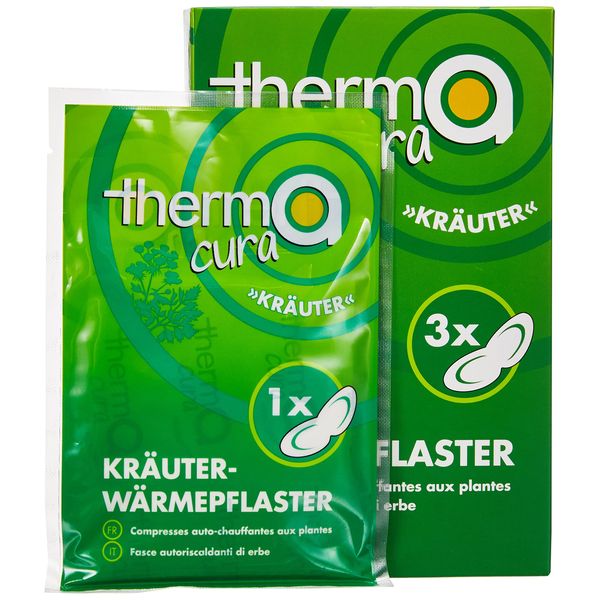 Therma Cura Self-Warming Herbal Plaster 3 Pack