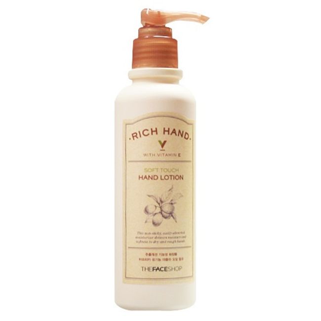 THE FACE SHOP Rich Hand V Soft Touch Hand Lotion