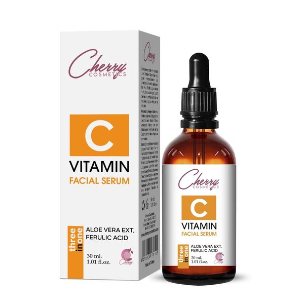 Vitamin C Serum mit Hyaluronsäure und anti falten soforteffekt. Vitamin C anti aging, skin tag solutions Gesichtsserum. Feuchtigkeitsserum gegen Pigmentflecken, Pickelmale und Altersflecken.