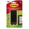 Command Large Picture Hanging Strips, 4 pairs (Black)