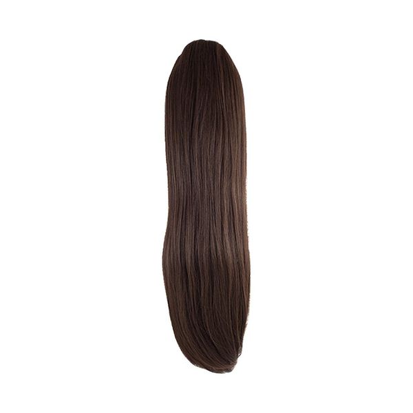Tulip Drawstring Ponytail (Chocolate Brown)