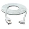 System-S 3m 3 meter USB Sync Micro USB Kabel Datenkabel Ladekabel Stecker 90° Winkel Stecker gewinkelt