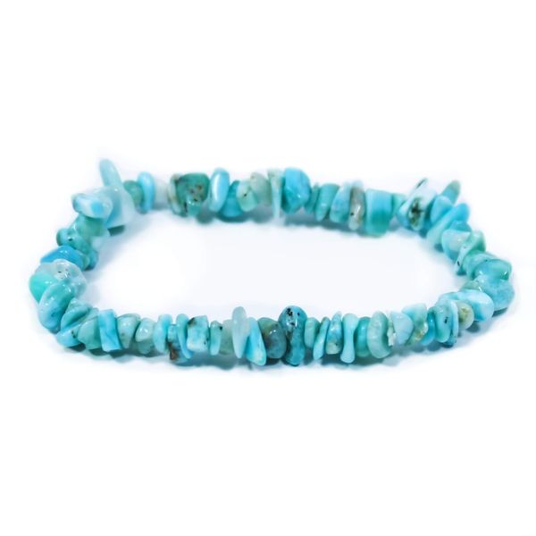The Psychic Tree Larimar Stone Chip Bracelet