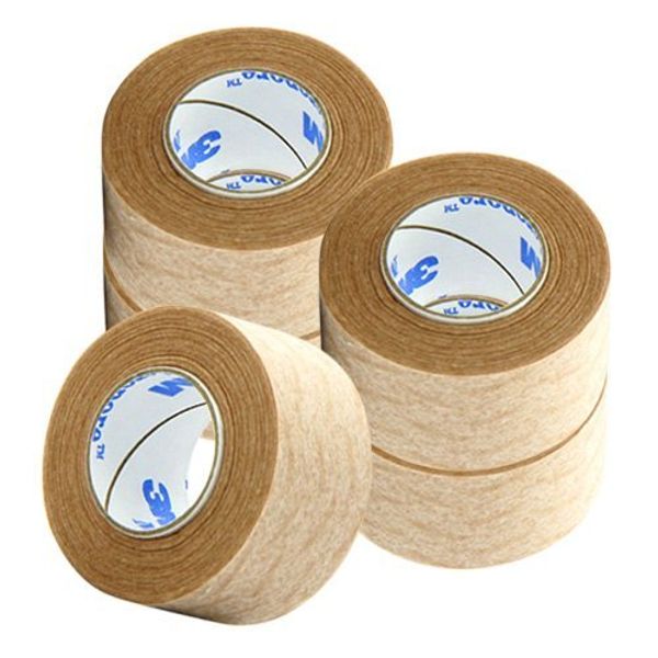 3M Micropore Surgical Tape Skin Tone 1533-1 (Total Length 3.5 ft (9.1 m) x Width 1.0 inches (2.5 cm) (Set of 5)