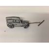 Defender 3D CAR Tack Tie Pin With Chain ref115