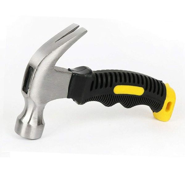 10 Oz Mini Claw Hammer Fiberglass Handle Small Stubby Hammers Nails Tool